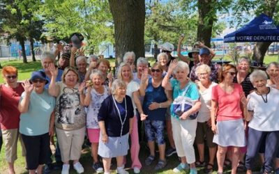 Pétanque avec le club de l’âge d’or de Sainte-Béatrice