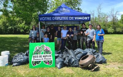 La députée et les Amis du Bois de Naples unis pour une action écologique significative