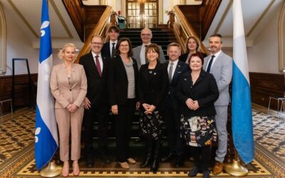 14e session de la commission parlementaire mixte Québec-Bavière à l’Assemblée nationale du Québec.