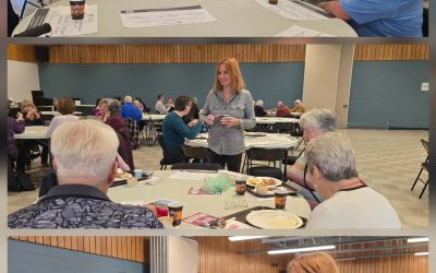 La députée de Vimont et son équipe au déjeuner des Chevaliers de Colomb de St-Elzéar