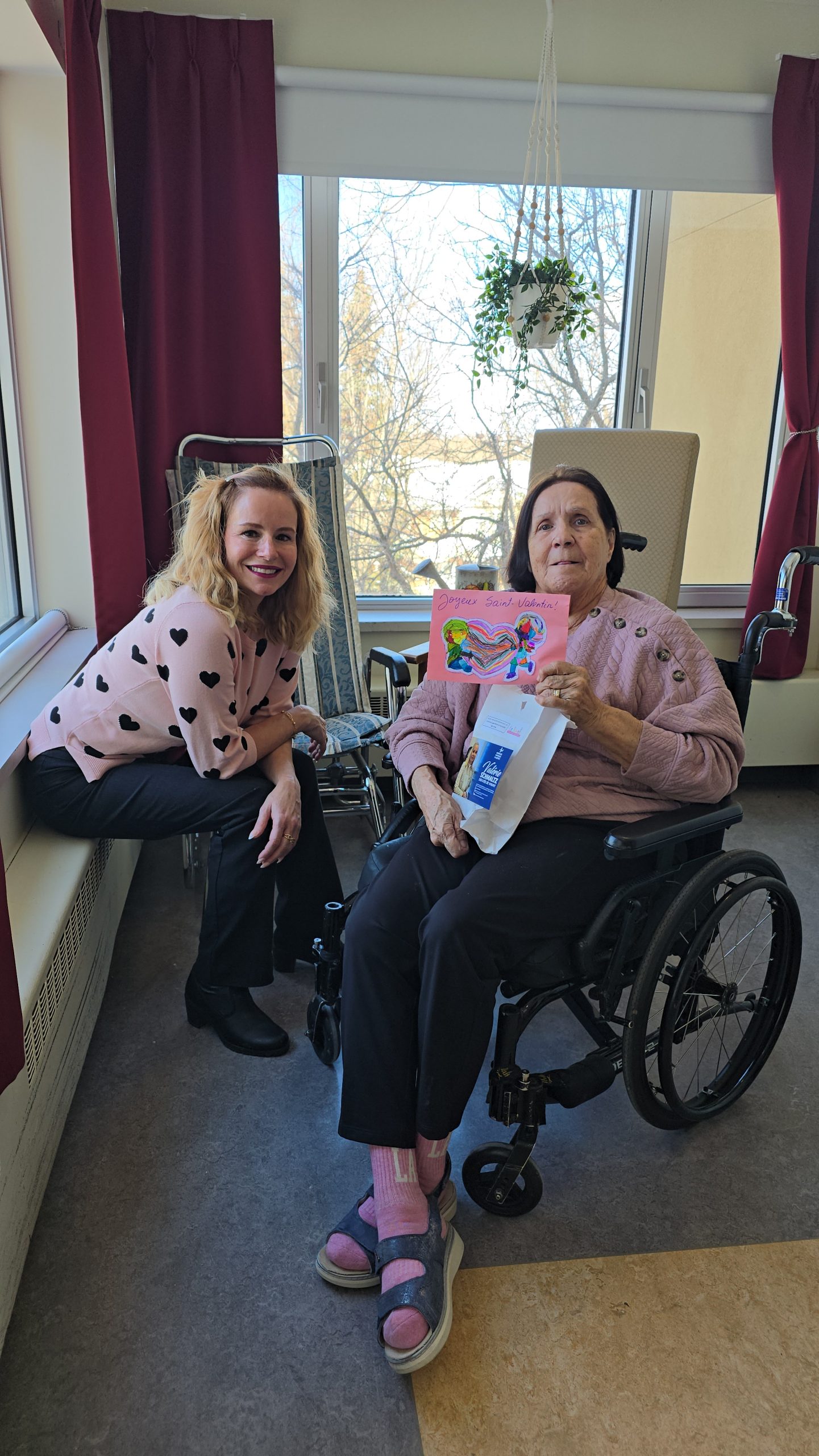 Saint-Valentin au CHSLD Vigi L’Orchidée Blanche : un élan de cœur qui a illuminé Vimont