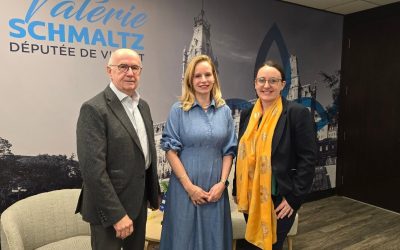 La députée de Vimont rencontre la direction de la FADOQ Laval à l’occasion du lancement des Jeux régionaux