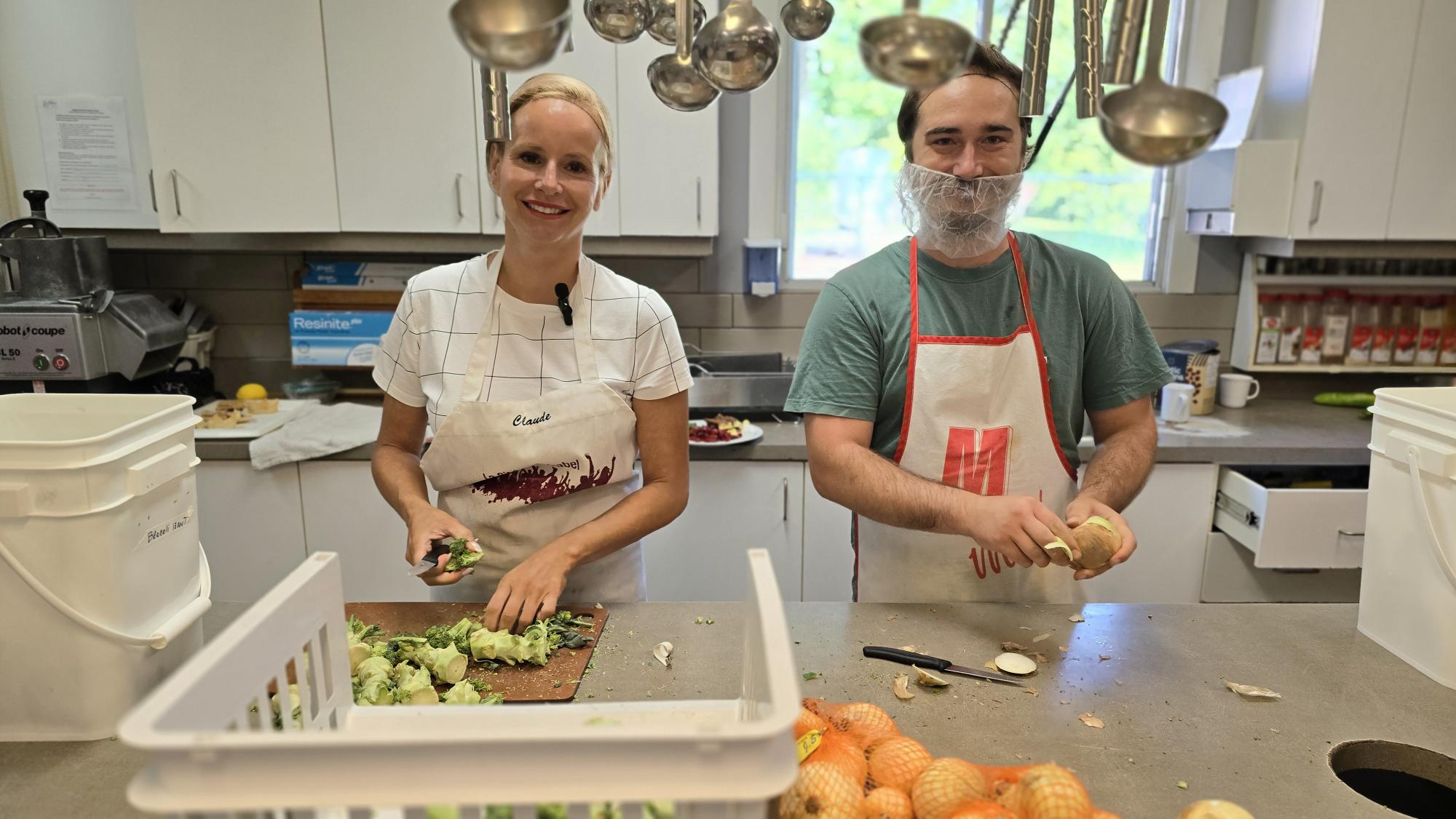 Soutien à une banque alimentaire
